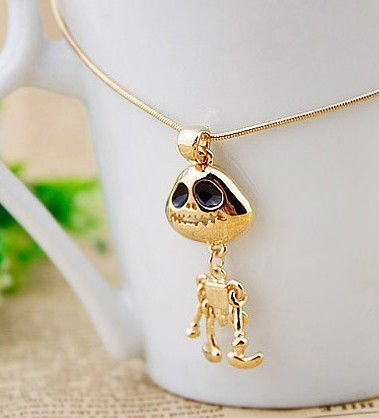 專業(yè)個性項鏈長毛衣鏈飾品生產(chǎn)廠家直銷 骷髏頭機與堆糖風格飾品引領時尚潮流